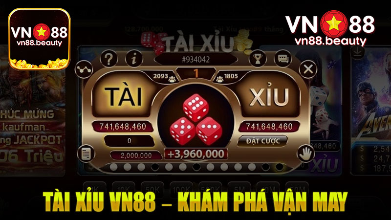 Tài xỉu Vn88 – Khám phá vận may của bạn và mẹo chơi hiệu quả